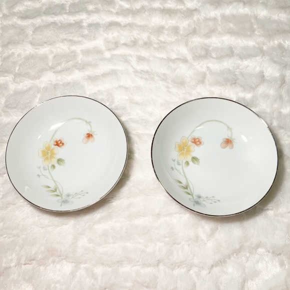 Vintage Other - Vintage Annabelle fine china 2 floral dessert bowls